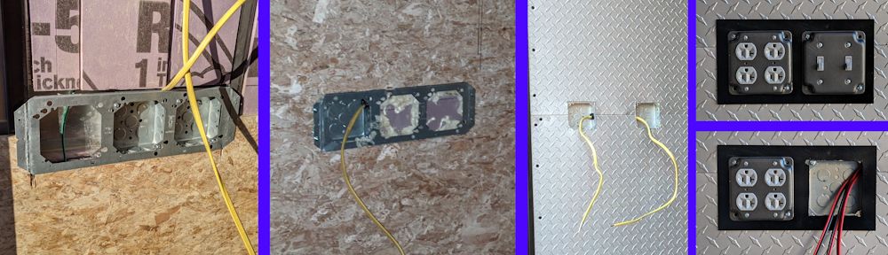 Boxes Mounted in Shallow Wall